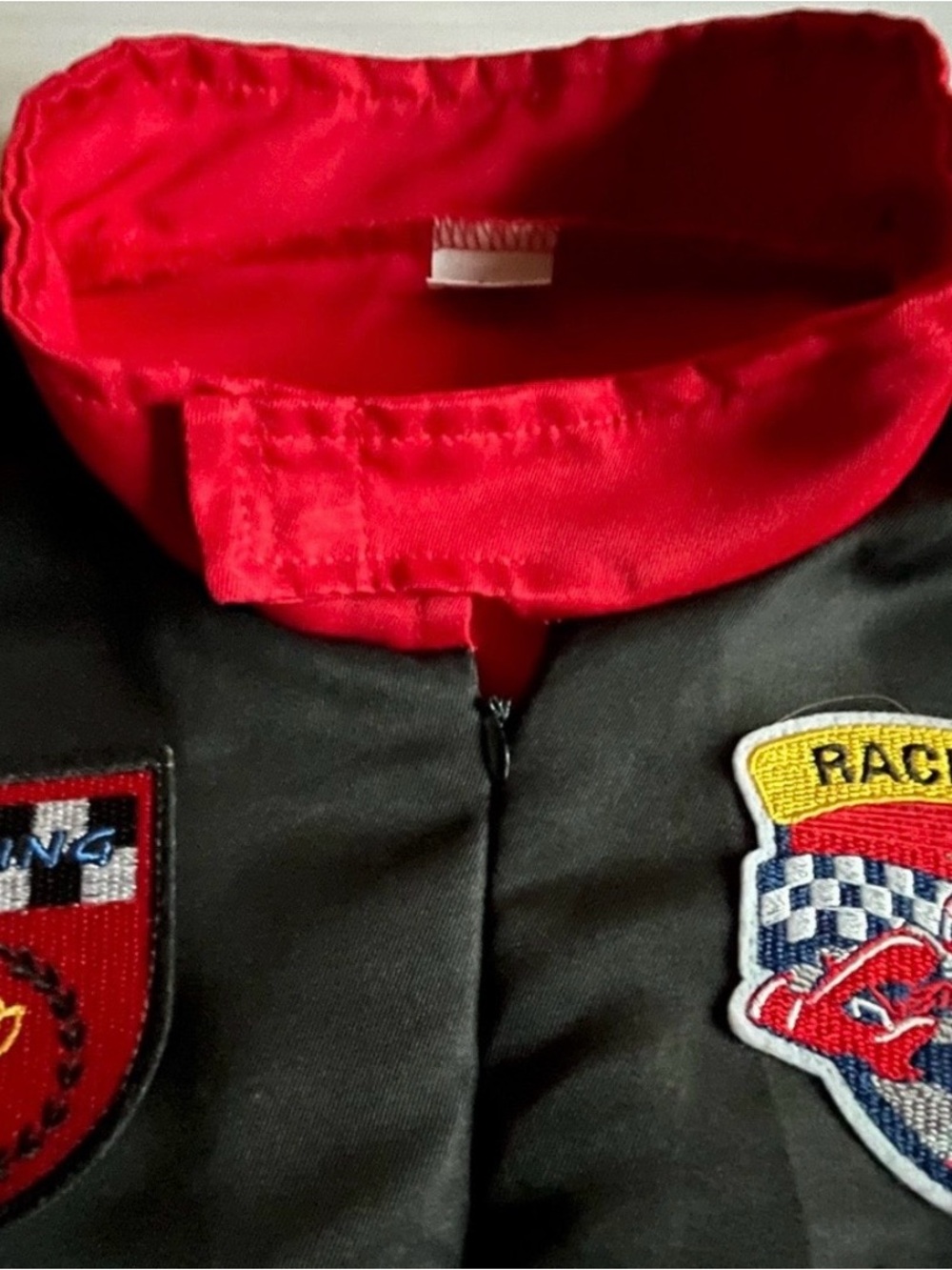 Kids Red Racing Jumpsuit - Picture 7 of 9